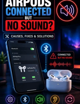 AirPods connected but no sound troubleshooting guide