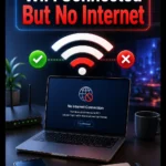 WiFi connected but no internet troubleshooting on laptop