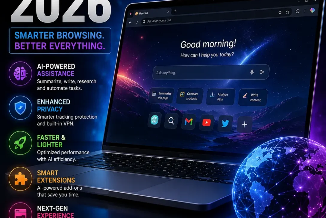 Best AI browser 2026 comparison showing leading AI-powered browsers