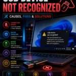 USB device not recognized in Windows 11 troubleshooting guide