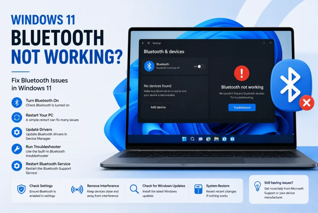 Windows 11 Bluetooth Not Working