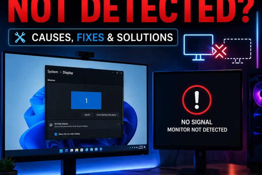 Windows 11 second monitor not detected troubleshooting guide