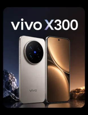 vivo X300 smartphone with ZEISS camera and AMOLED display