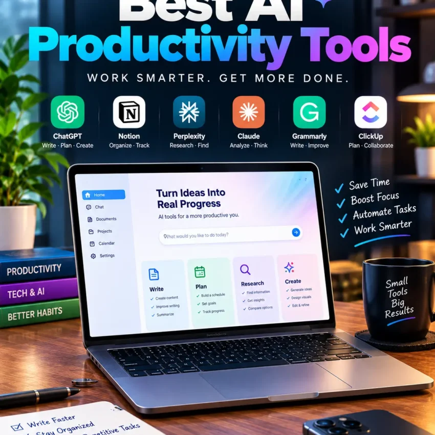 Best AI productivity tools for smarter work in 2026