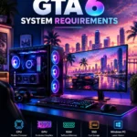 GTA 6 system requirements showing expected PC CPU GPU RAM and SSD specs