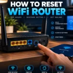 How to reset WiFi router and restore an internet connection