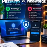 Passkeys vs passwords security comparison in 2026