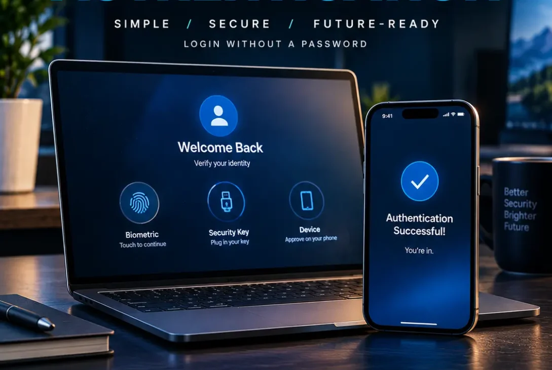 passwordless authentication using passkeys