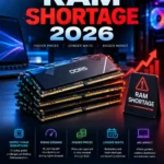 RAM shortage 2026 caused by AI memory demand and rising DRAM prices
