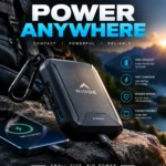 Ridge Power Bank with MagSafe charging, built-in cables and kickstand