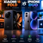 Xiaomi 18 Fold vs iPhone Duo comparison