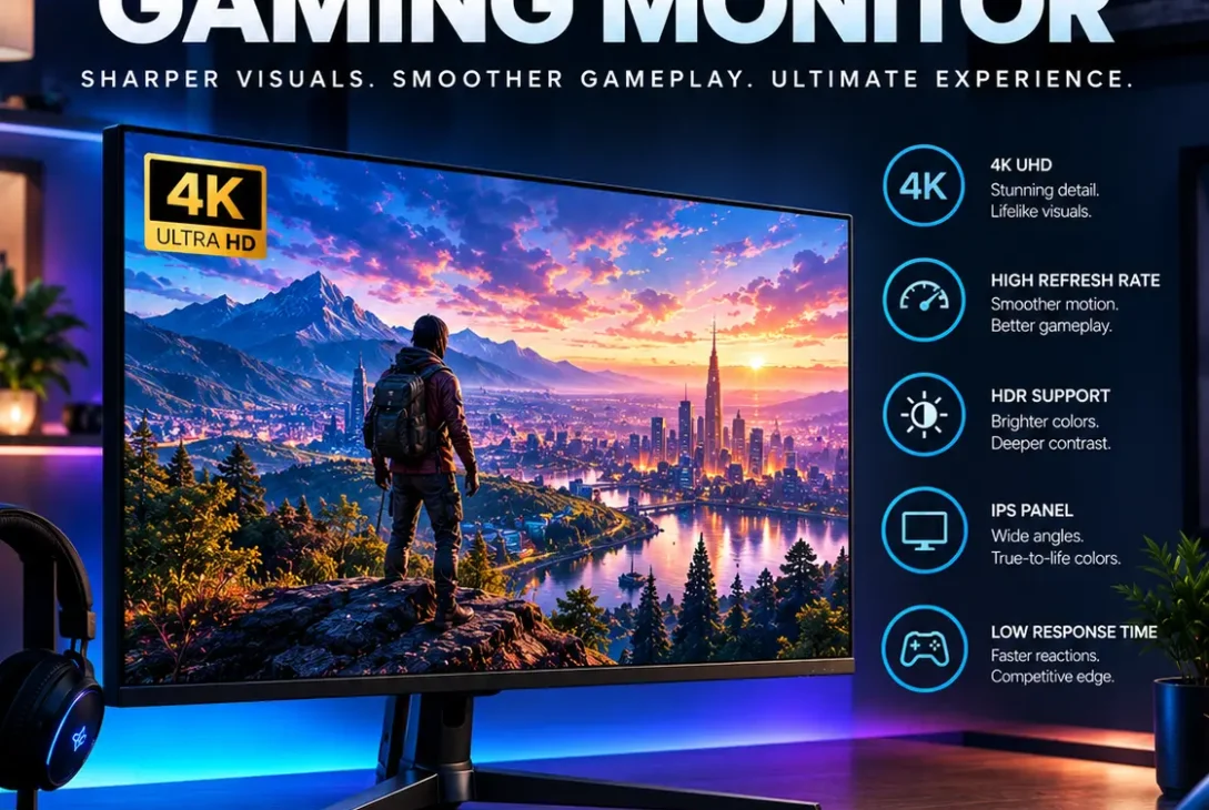 best 4k gaming monitor for PC and console gaming