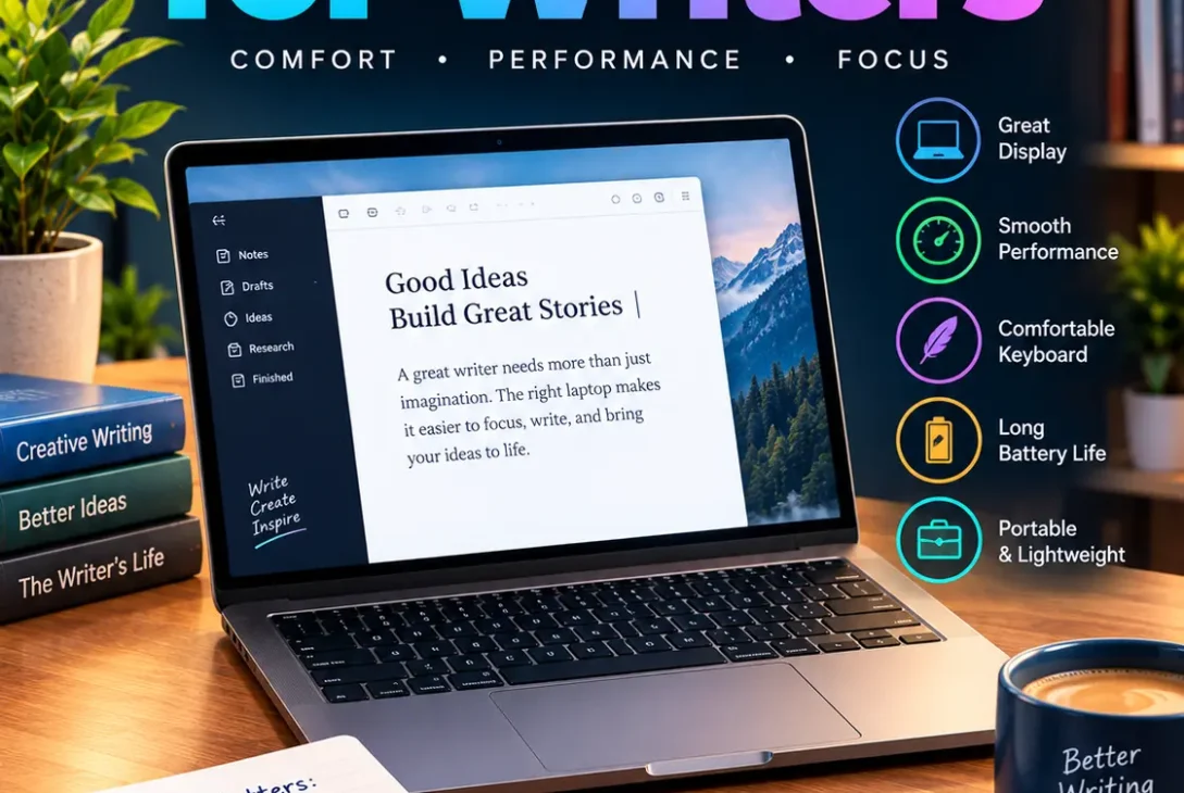 Best laptops for writers in 2026 with comfortable keyboards