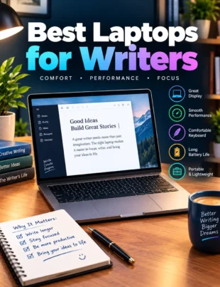 Best laptops for writers in 2026 with comfortable keyboards