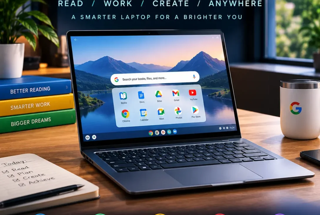 Googlebook laptop 2026 with Android integration