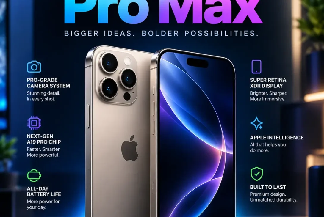 iPhone 18 Pro Max 2026 with new camera, display and A20 Pro features