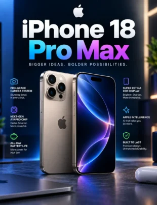 iPhone 18 Pro Max 2026 with new camera, display and A20 Pro features