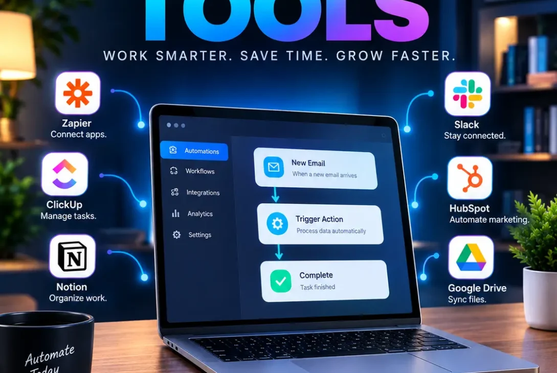 SaaS automation tools for business workflow automation in 2026