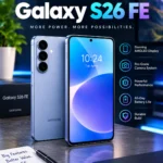 Samsung Galaxy S26 FE smartphone with 120Hz AMOLED display