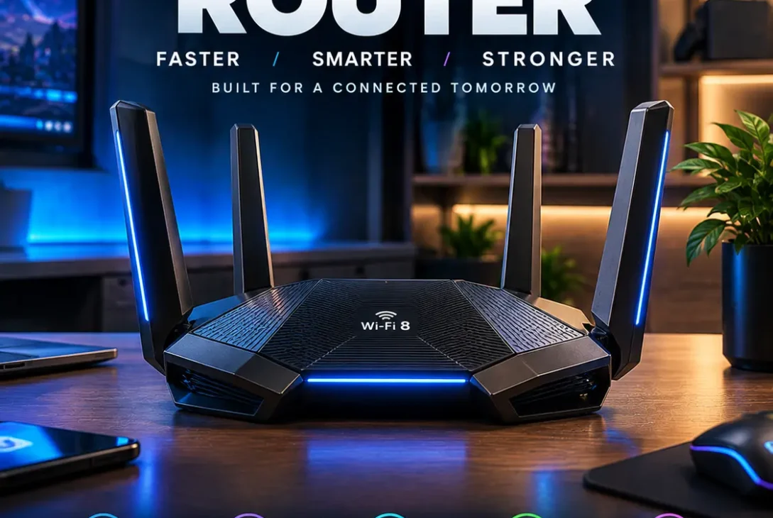 WiFi 8 router with next-generation 802.11bn wireless technology