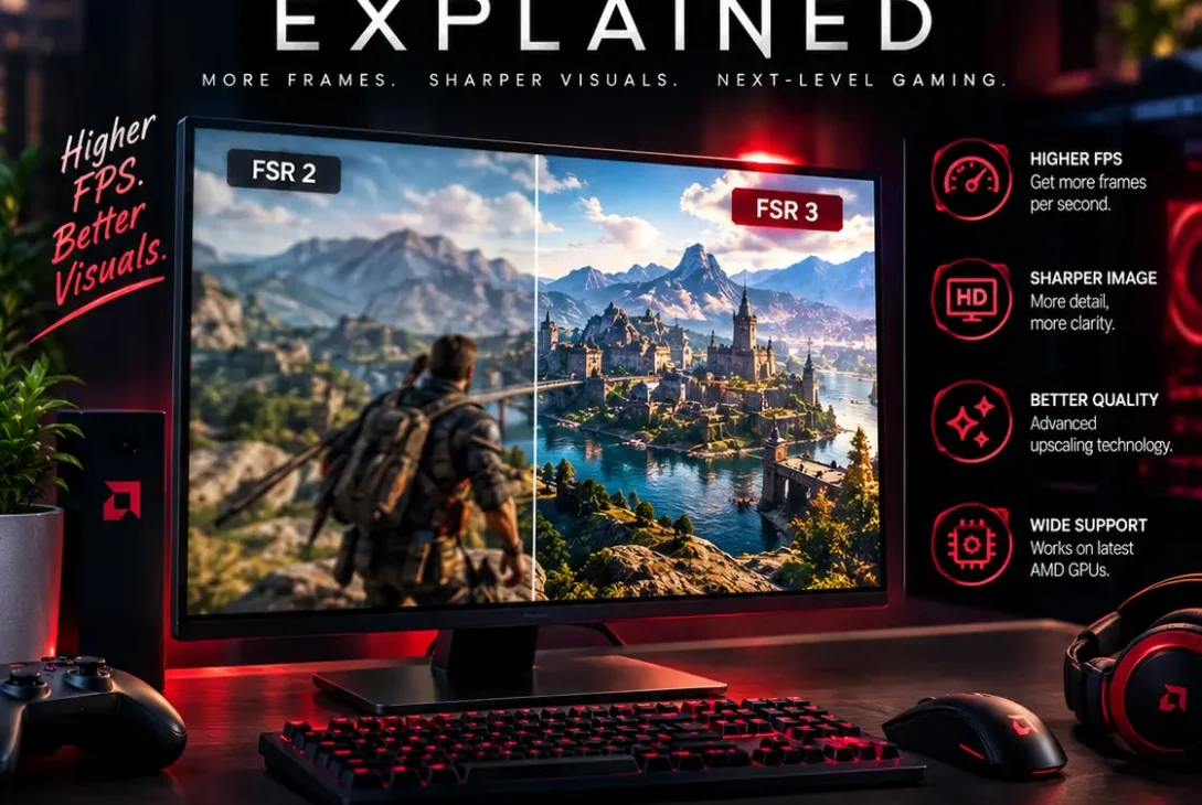 AMD FSR 3 upscaling and frame generation improving PC game performance