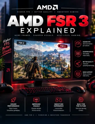 AMD FSR 3 upscaling and frame generation improving PC game performance