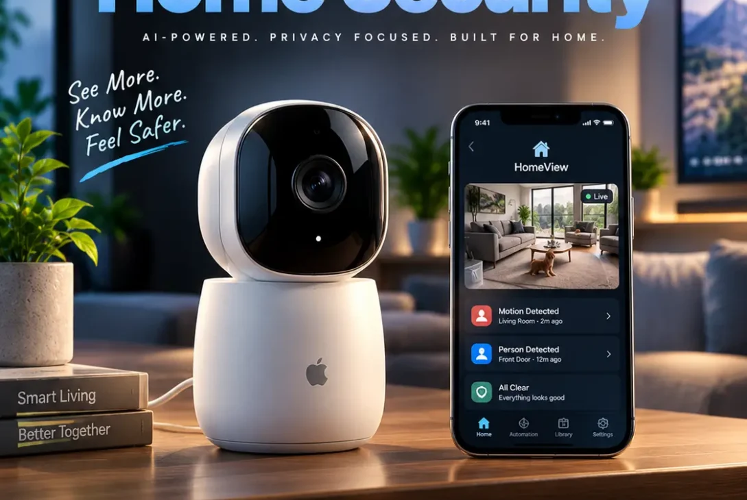 Apple HomeView smart home hub with a 7-inch display