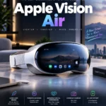 apple vision air lightweight mixed reality headset concept