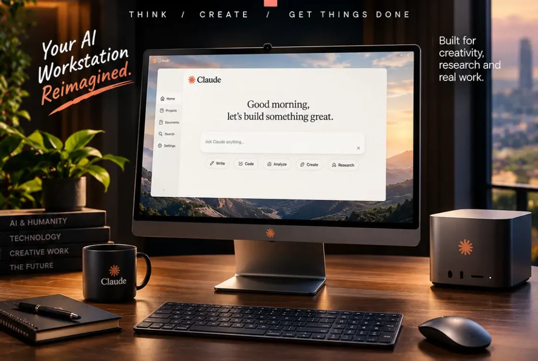 Claude computer AI agent interacting with a desktop interface
