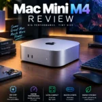 Mac mini M4 compact Apple desktop computer on a workspace