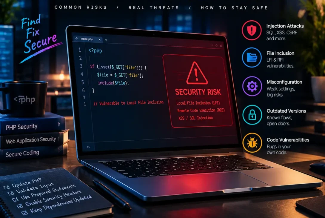 PHP vulnerability security risks and protection guide