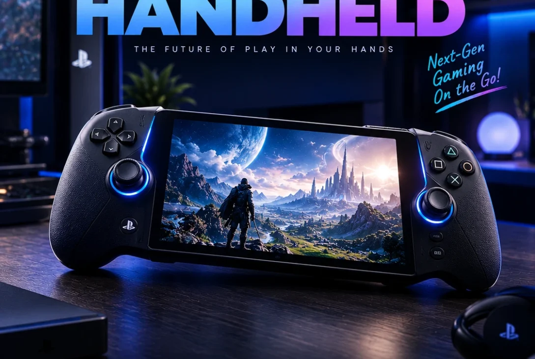 ps6 handheld portable PlayStation gaming console concept