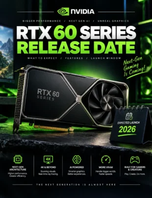 NVIDIA RTX 60 series release date and rumored Rubin GPU