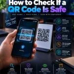 How to check if a QR code is safe before opening a link on a smartphone