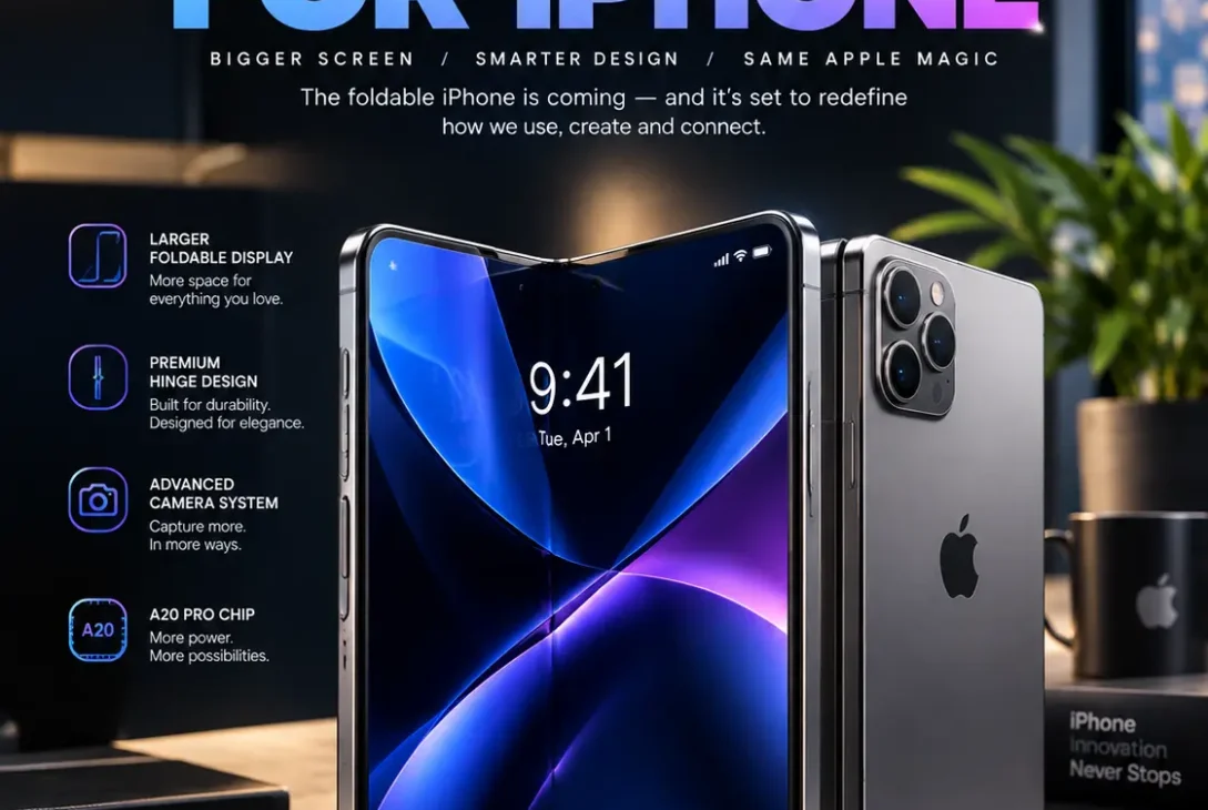Apple foldable iPhone Duo with its large folding display
