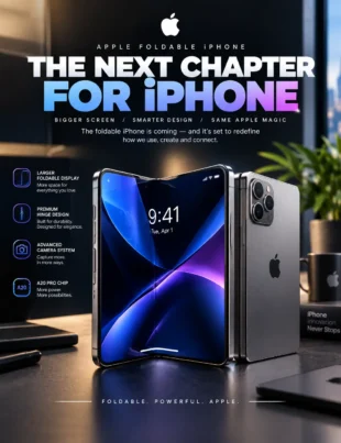 Apple foldable iPhone Duo with its large folding display