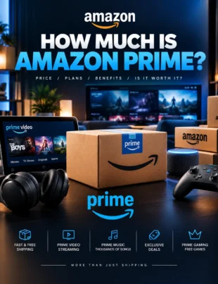 how much is Amazon Prime in 2026 showing Amazon Prime membership pricing and benefits