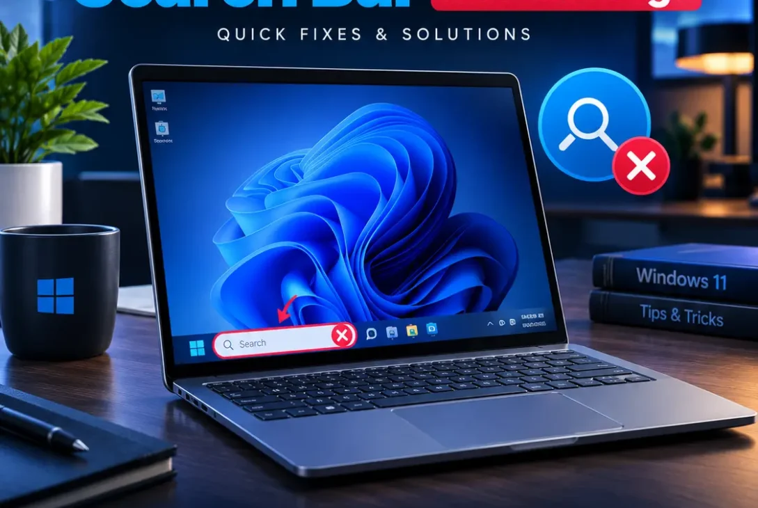 Windows 11 search bar not working with taskbar troubleshooting