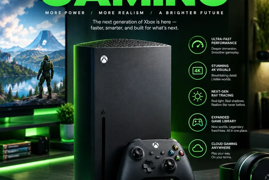 Xbox next gen Project Helix console concept with AMD technology